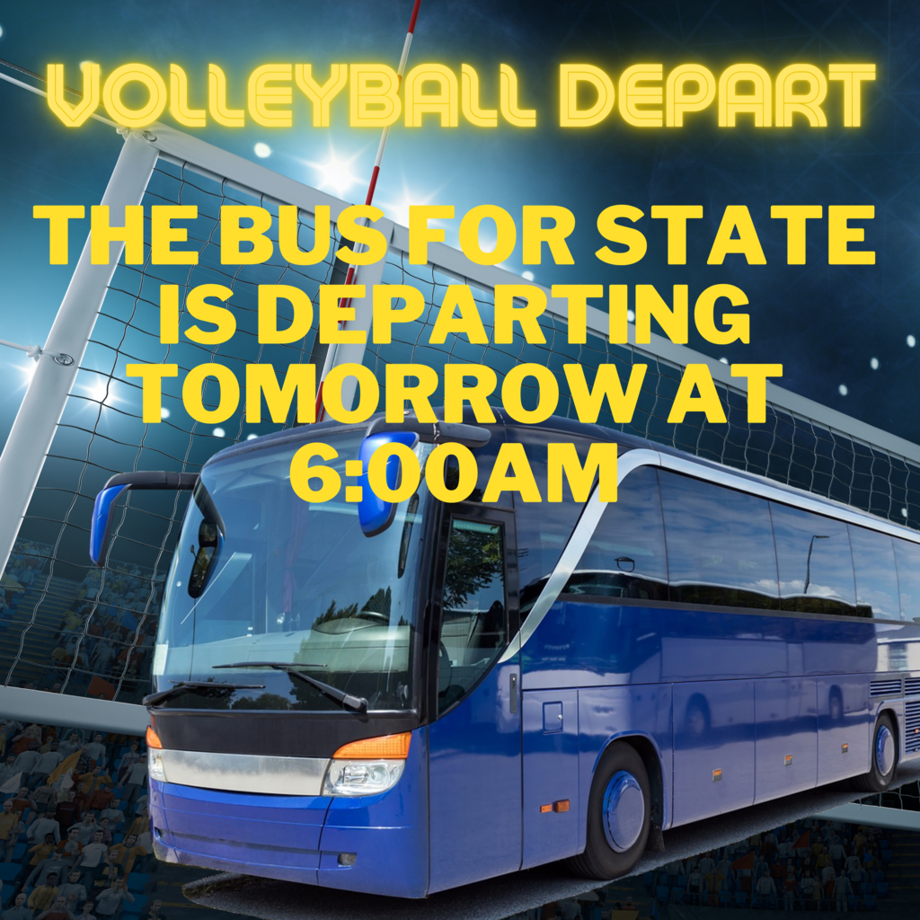 Volleyball Depart to State Tournament