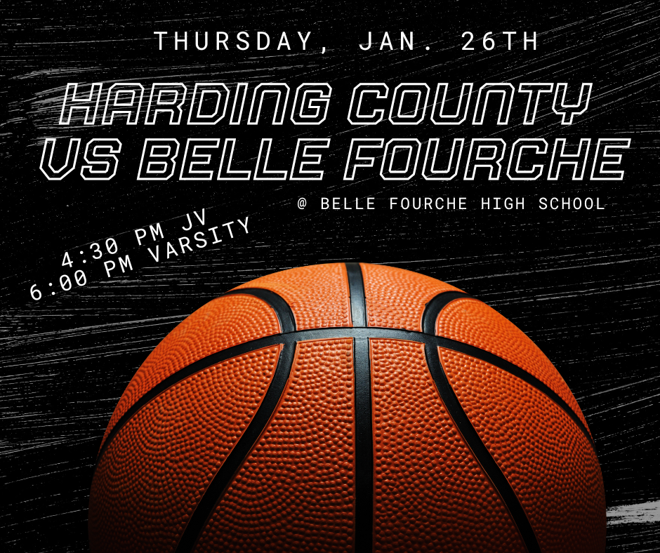 Thurs, 1/16 - BBB Harding County vs Belle Fourche @ BFHS 4:30 pm JV / 6:00 pm Varsity