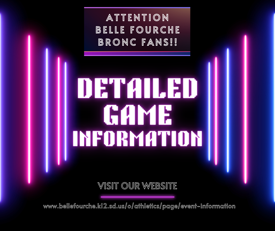Attention BF Bronc Fans - Detailed game info - check out the activities webpage